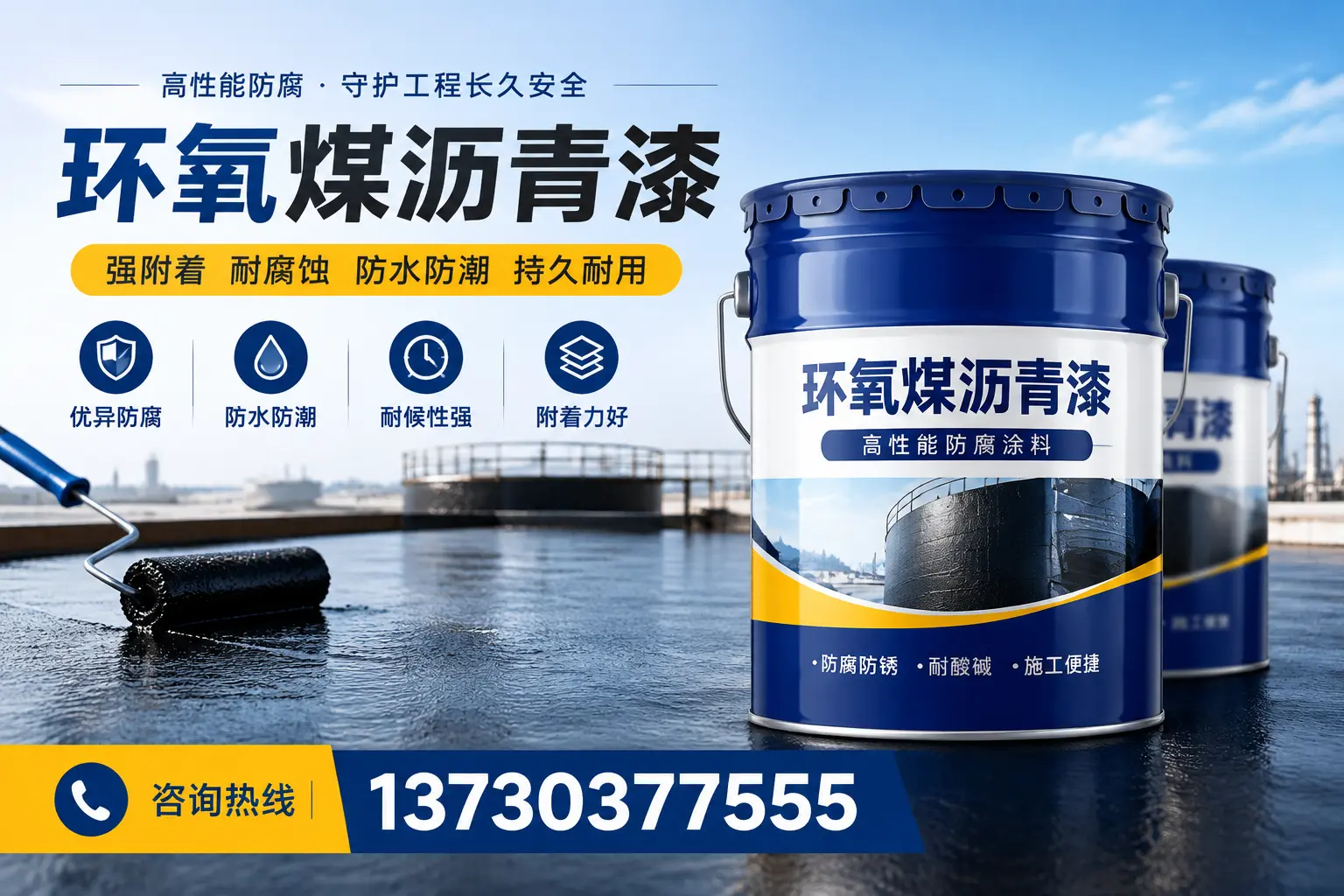 如何判断环氧煤沥青漆的质量?河口消费者指南